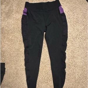 Black pop fit leggings